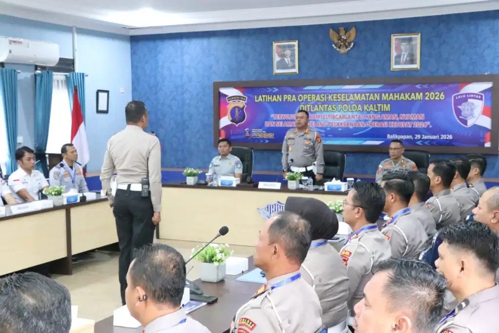 PRAOPS: Latihan pra operasi (Latpraops) Keselamatan Mahakam 2026 dilakukan jelang operasi kepolisian.