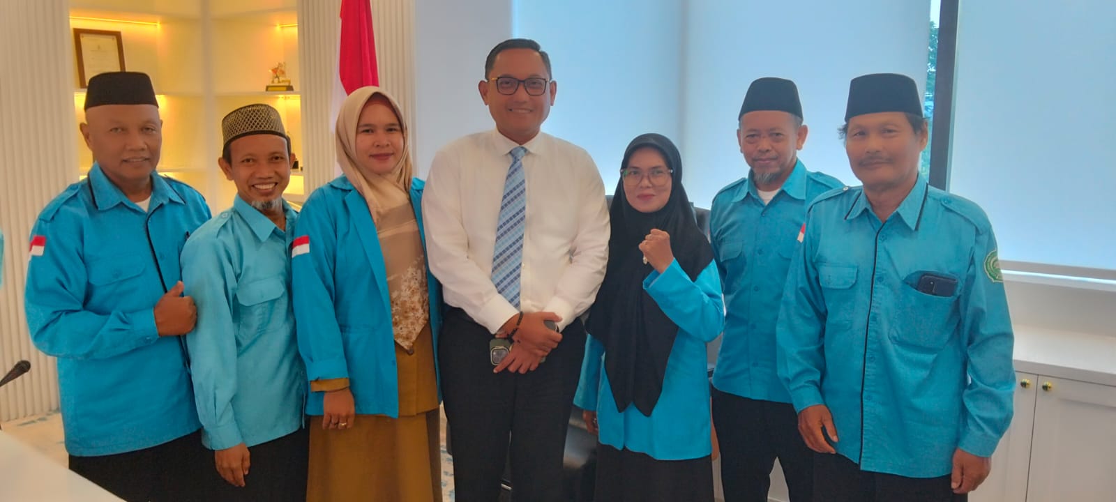 Wakil Gubernur Kaltim Seno Aji bersama jajaran PW BKPAKSI Kaltim melakukan silaturahmi dan audiensi di kantornya beberapa waktu lalu.