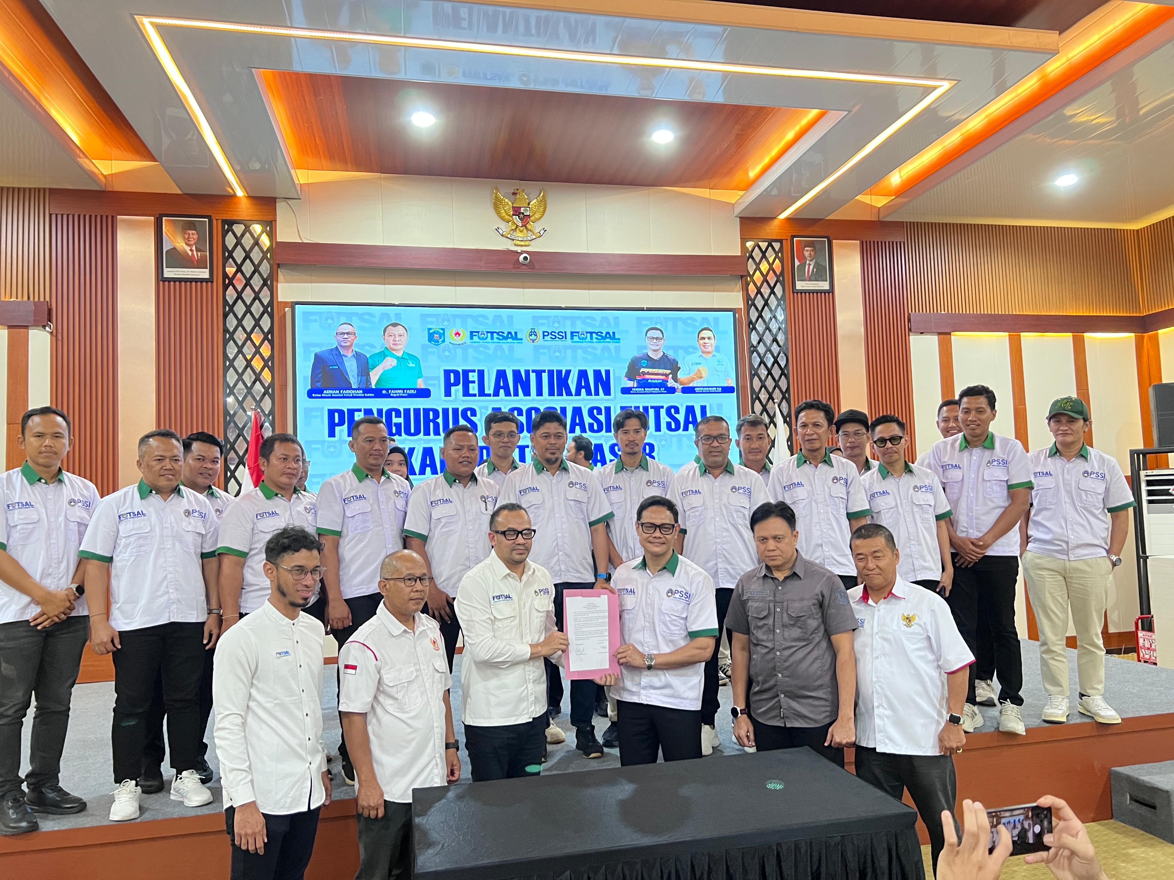 SAH: Hendra Wahyudi resmi terpilih sebagai Ketua Asosiasi Futsal Kabupaten Paser 2026-2030 melalui Kongres Luar Biasa, Sabtu (31/1/2026).