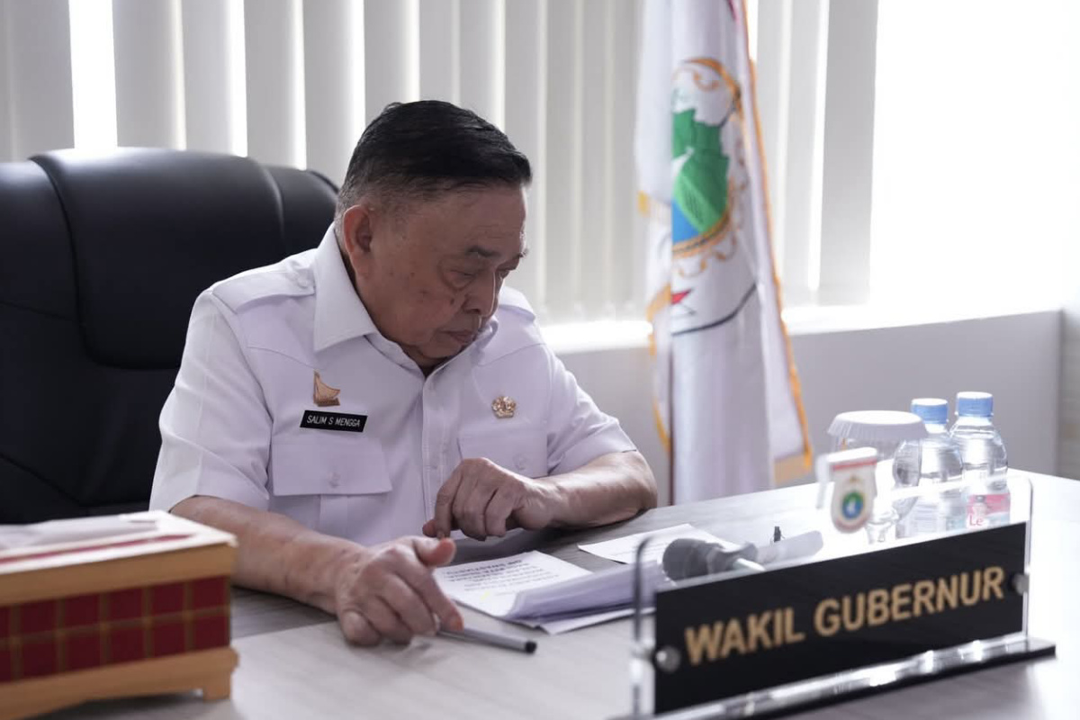 Wakil Gubernur Sulawesi Barat Salim S Mengga semasa hidup. Purnawirawan TNI AD itu meninggal dunia di RS Siloam Makassar, Sabtu (31/1).