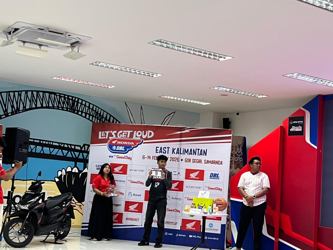 TERBAGI: Suasana technical meeting Tim Basket Putra 3x3 Honda DBL with Kopi Good Day 2026 East Kalimantan.