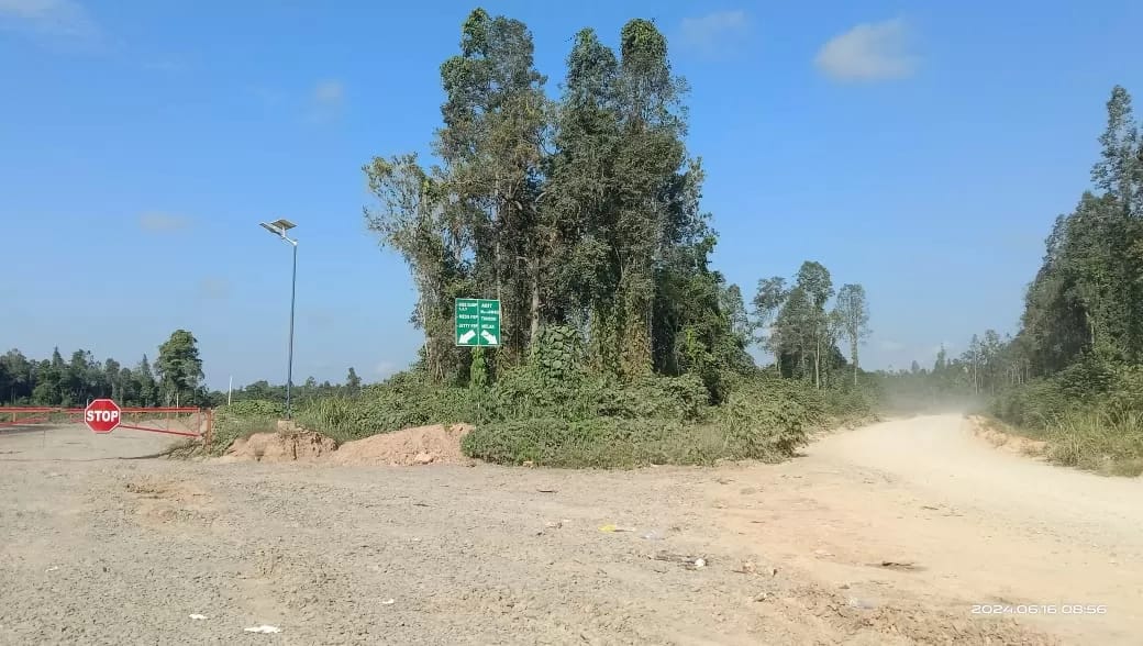 Rute alternatif yang kerap disebut warga Kubar Tol Akasia.