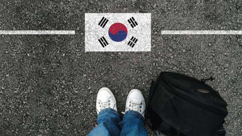 Ilustrasi imigrasi yang akan masuk ke Korea Selatan.
