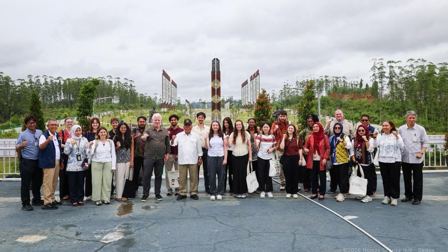 KUNJUNGAN: IKN menerima kunjungan akademik dari School of Public Policy, University of Maryland, Amerika Serikat.