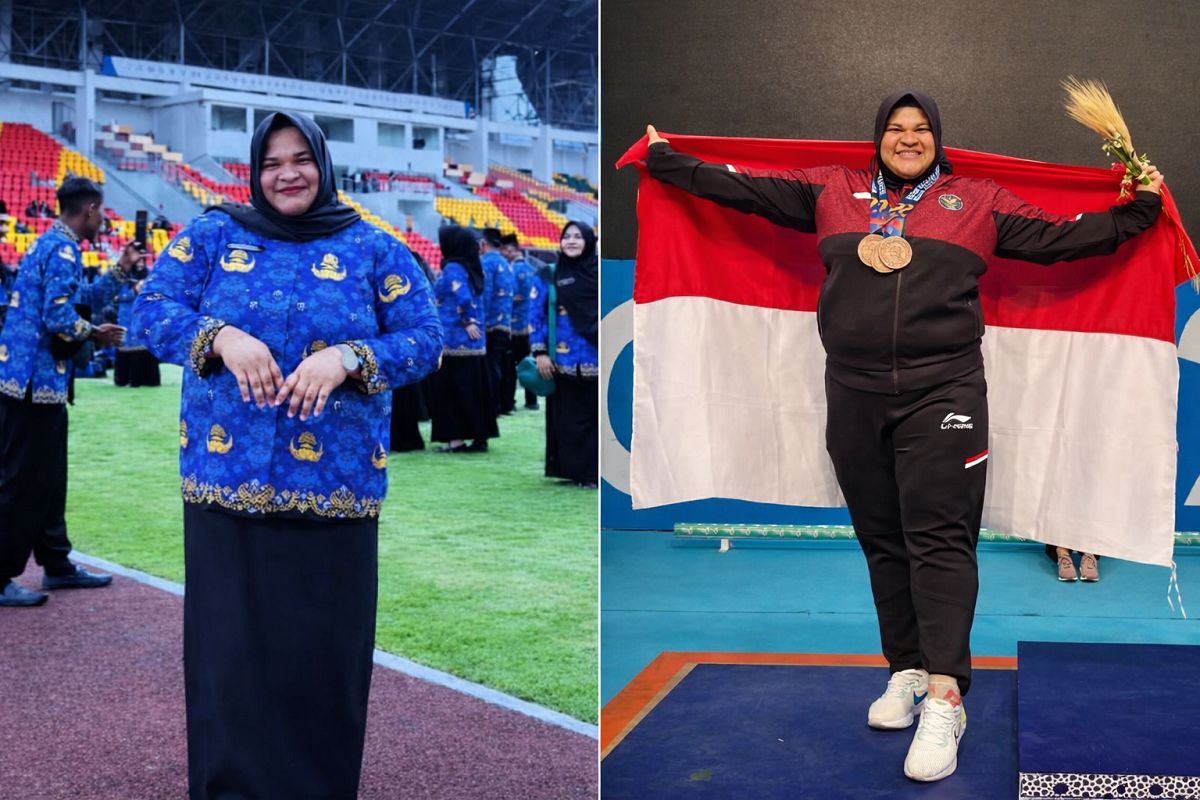 Curhatan atlet angkat besi asal Aceh, Nurul Akmal usai pelantikan PPPK Paruh Waktu.