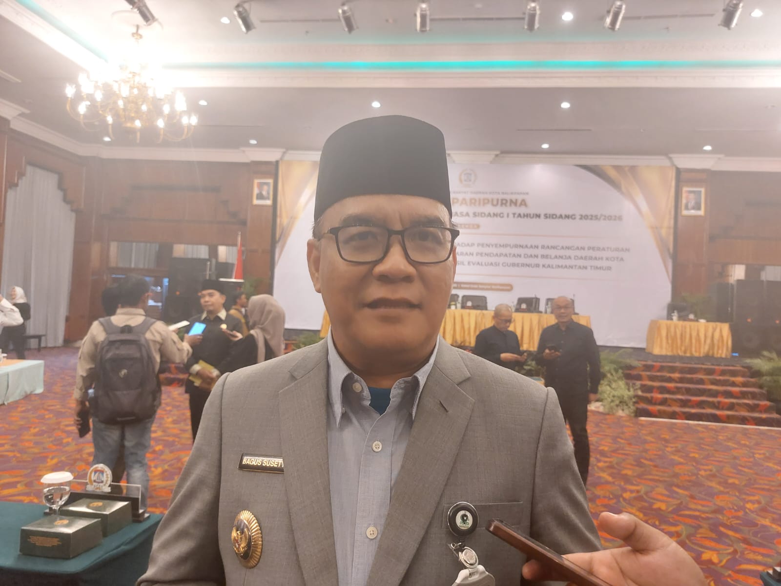 Wakil Wali Kota Balikpapan Bagus Susetyo.  &nbsp;