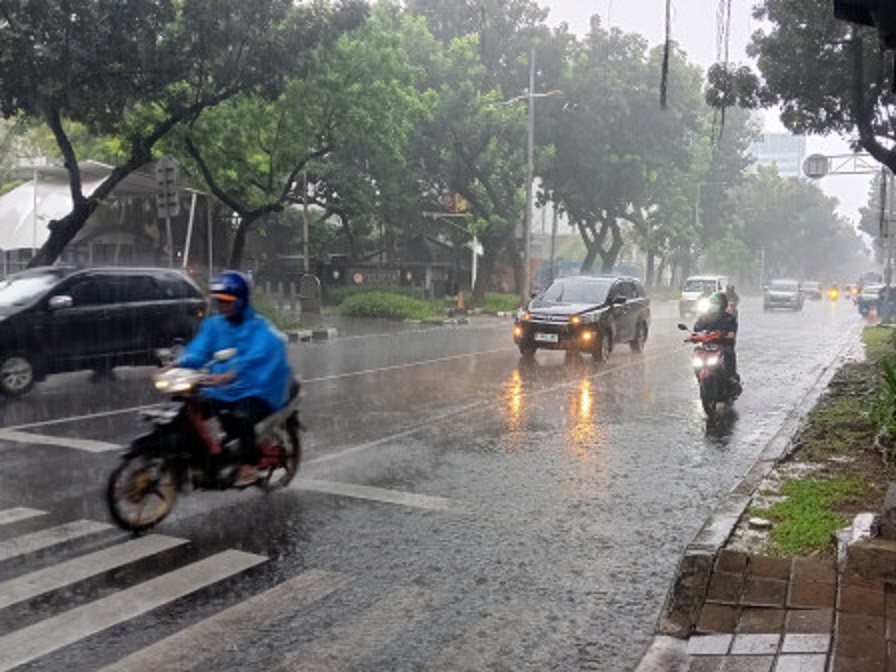 HUJAN: BMKG merilis sepekan ke depan Penajam, PPU, mengalami hujan lebih lama dibandingkan kecamatan lain di daerah ini.