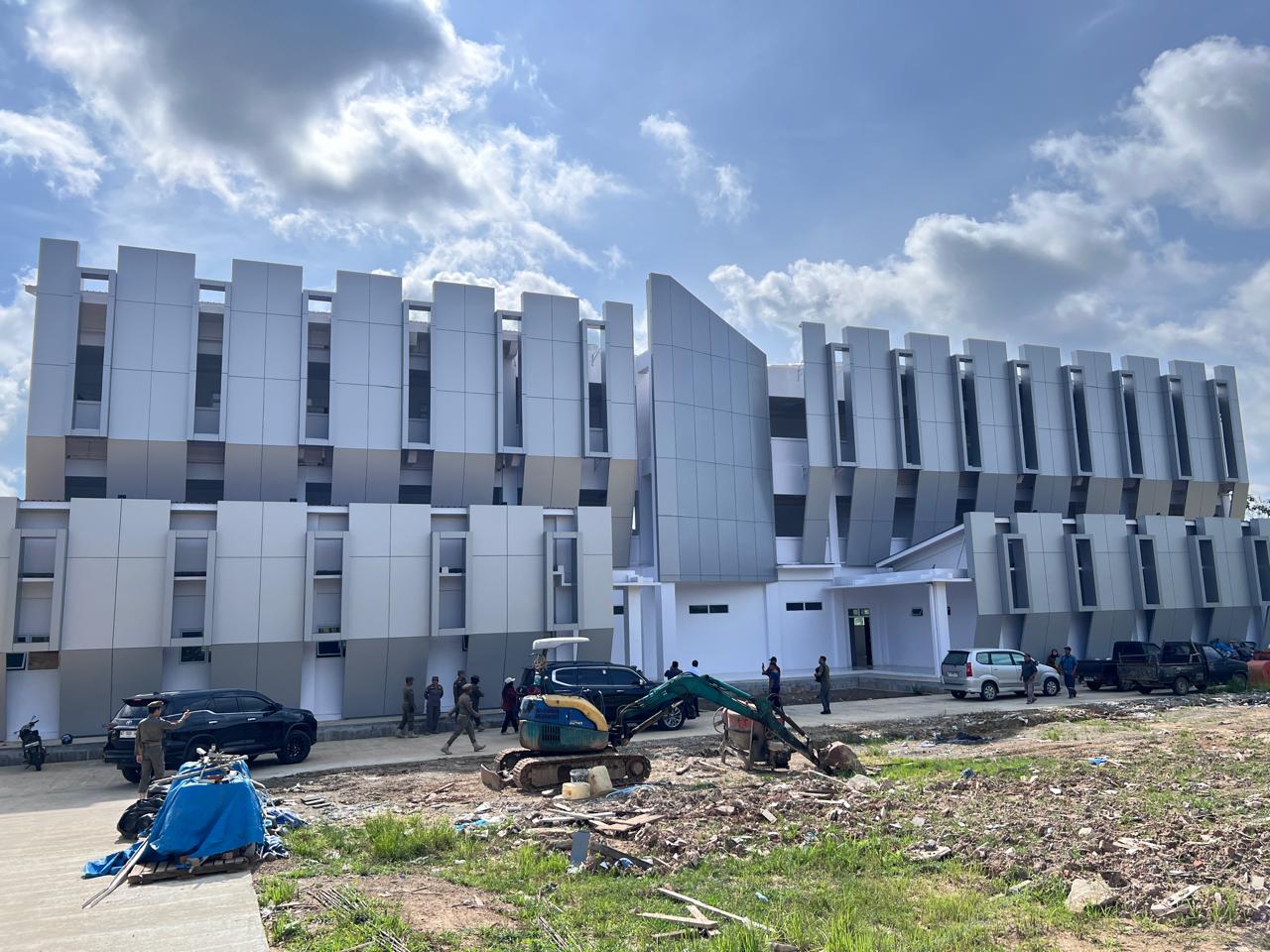 ANYAR: Gedung untuk kampus di Paser telah disiapkan Pemkab Paser, rencananya kelas institut akan dibangun. Najib/KP