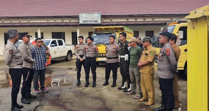 DILIMPAHKAN: Pelimpahan barang bukti pembalakan liar ke Dishut Kaltim, barang bukti dititipkan di KPHP Damai.