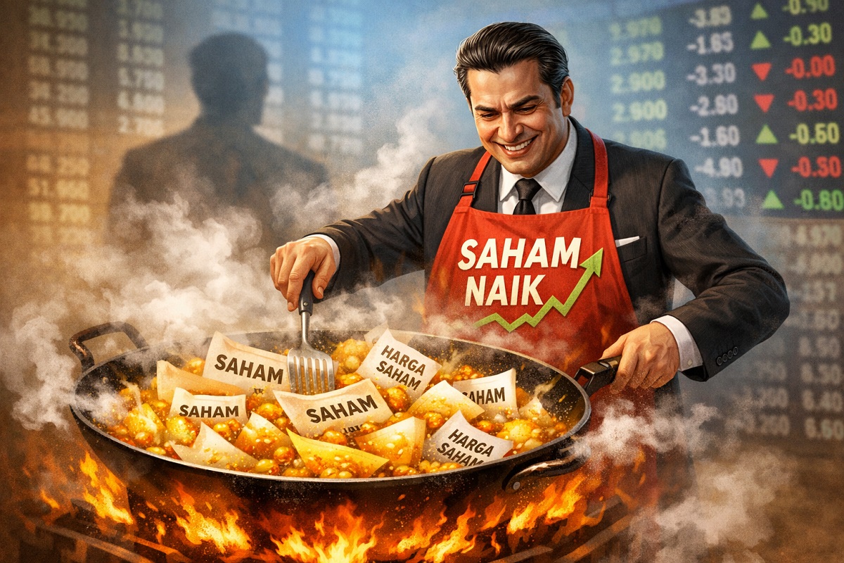 Ilustrasi. Saat IHSG melemah tajam, saham gorengan kembali diperbincangkan.