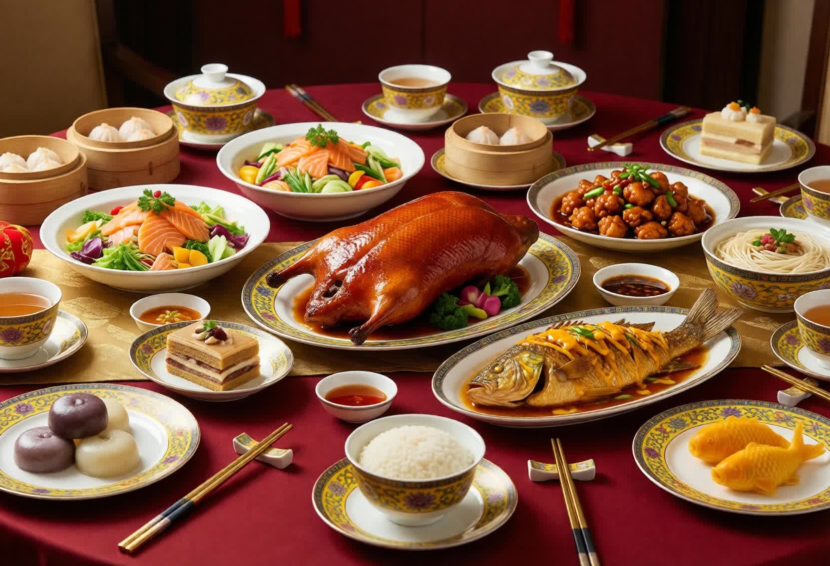 MENU SPESIAL: Swiss-Belhotel Balikpapan menawarkan Dinner Imlek Buffet seharga Rp 288.000 net per orang, dengan promo menarik Buy 4 Get 1 Free.
