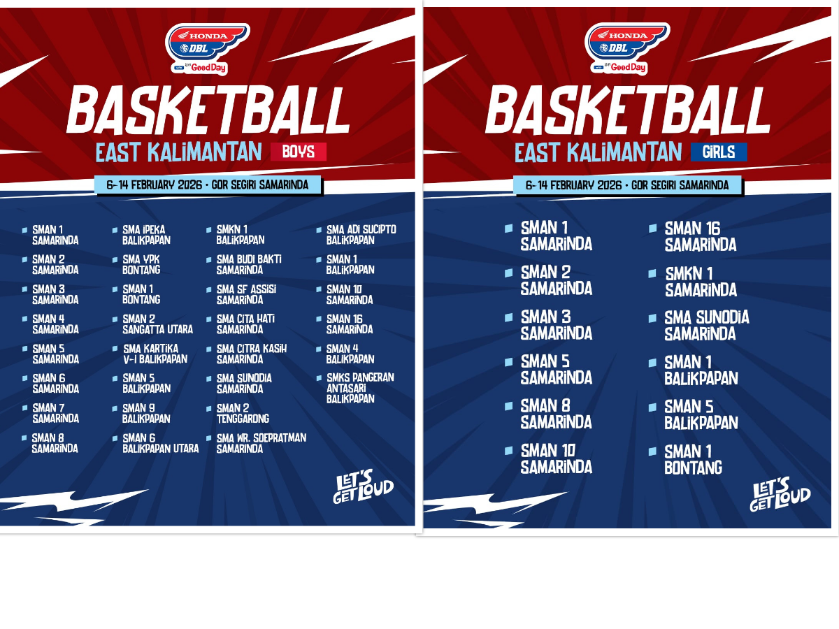 Peserta DBL Samarinda 2026.