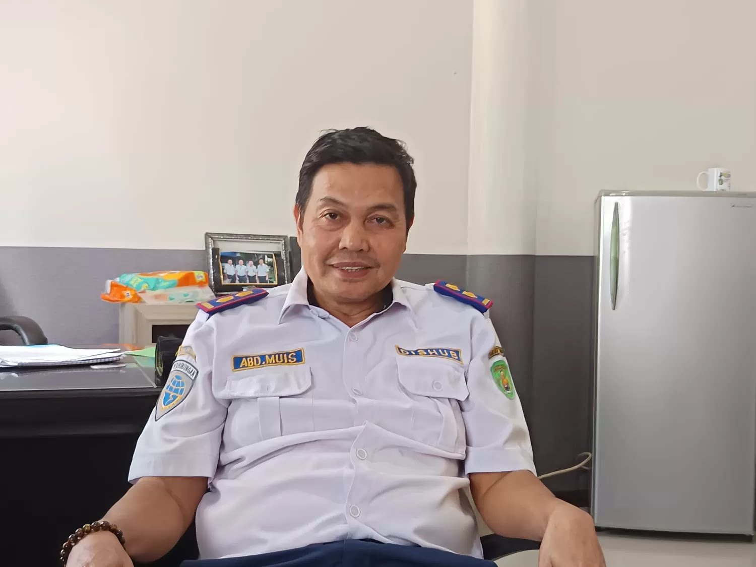 KEWAJIBAN: Kepala Bidang Lalu Lintas dan Angkutan Jalan Dishub Kutim, Abdul Muis.