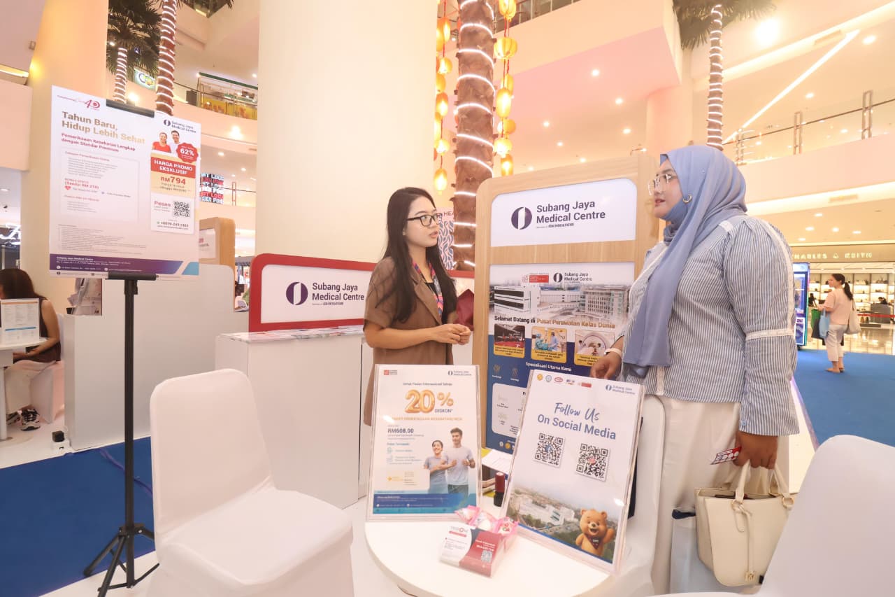 UNGGULAN: Total 14 rumah sakit unggulan Malaysia hadir di Pentacity Shopping Venue, BSB.