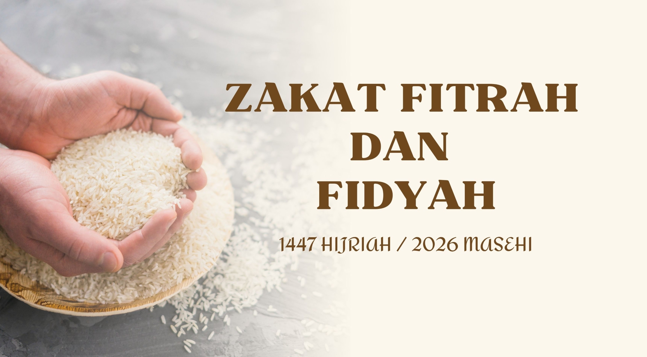 Besaran zakat fitrah 2026 dan fidyah 2026 telah ditetapkan Baznas RI.
