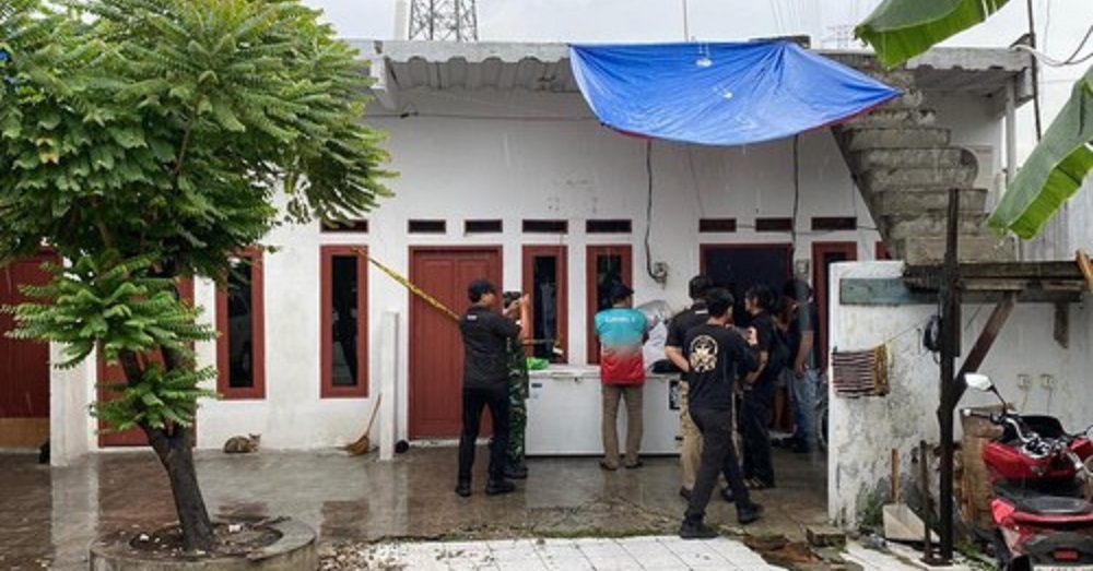 TKP: Tempat kejadian perkara tiga orang ditemukan meninggal dunia di Tanjung Priok, Jakarta Utara.
