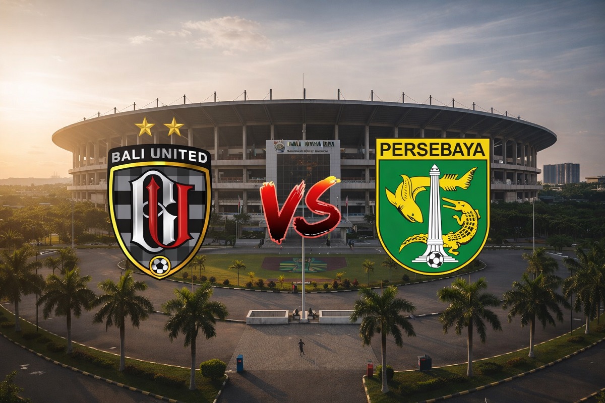 Prediksi Bali United vs Persebaya Surabaya di pekan ke-20 Super League 2025/2026 berlangsung di Stadion Kapten I Wayan Dipta.