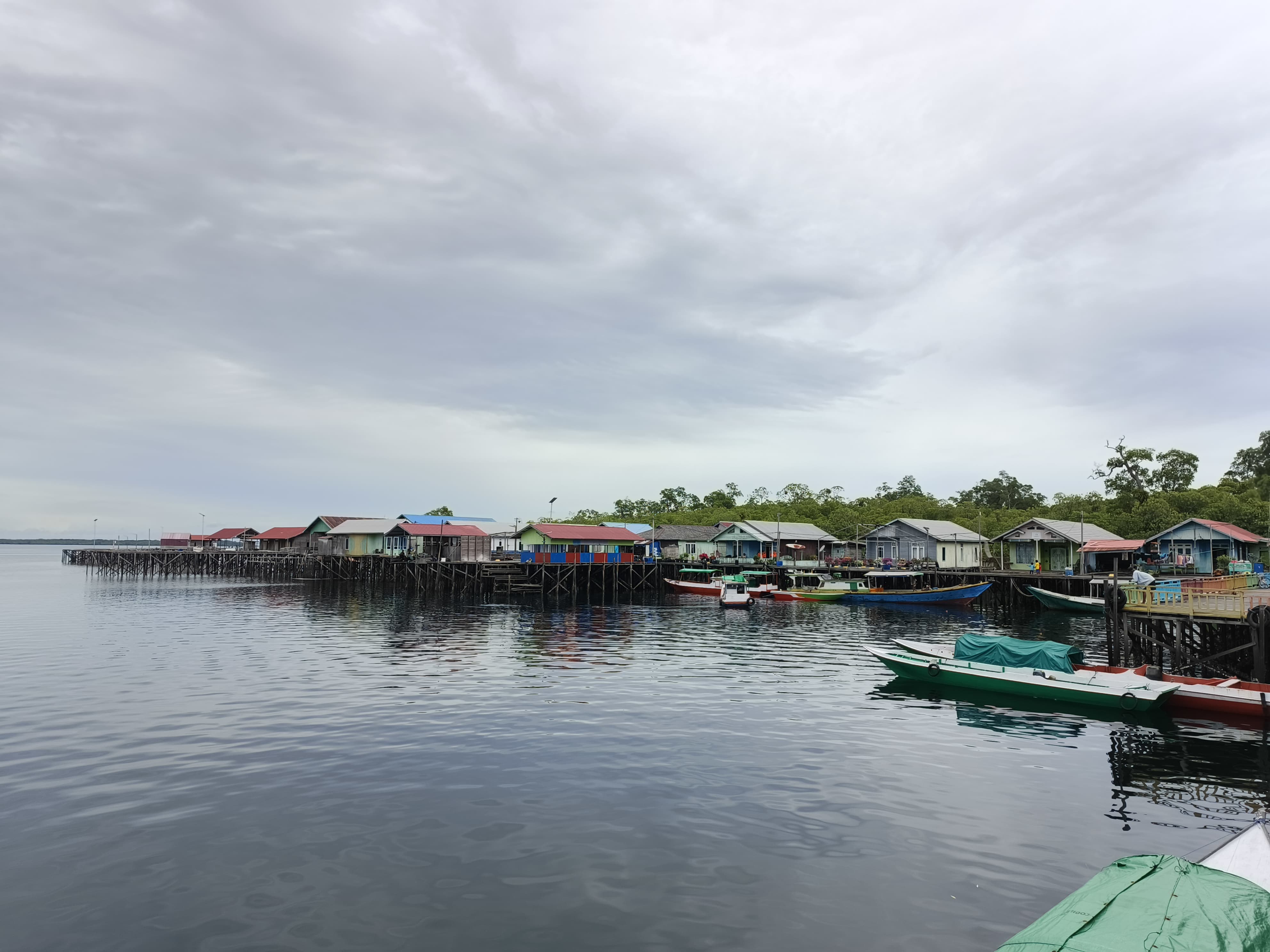 PEMBENAHAN: Kampung Bahari Nusantara Pulau Miang, Kecamatan Sangkulirang, Kutim.
