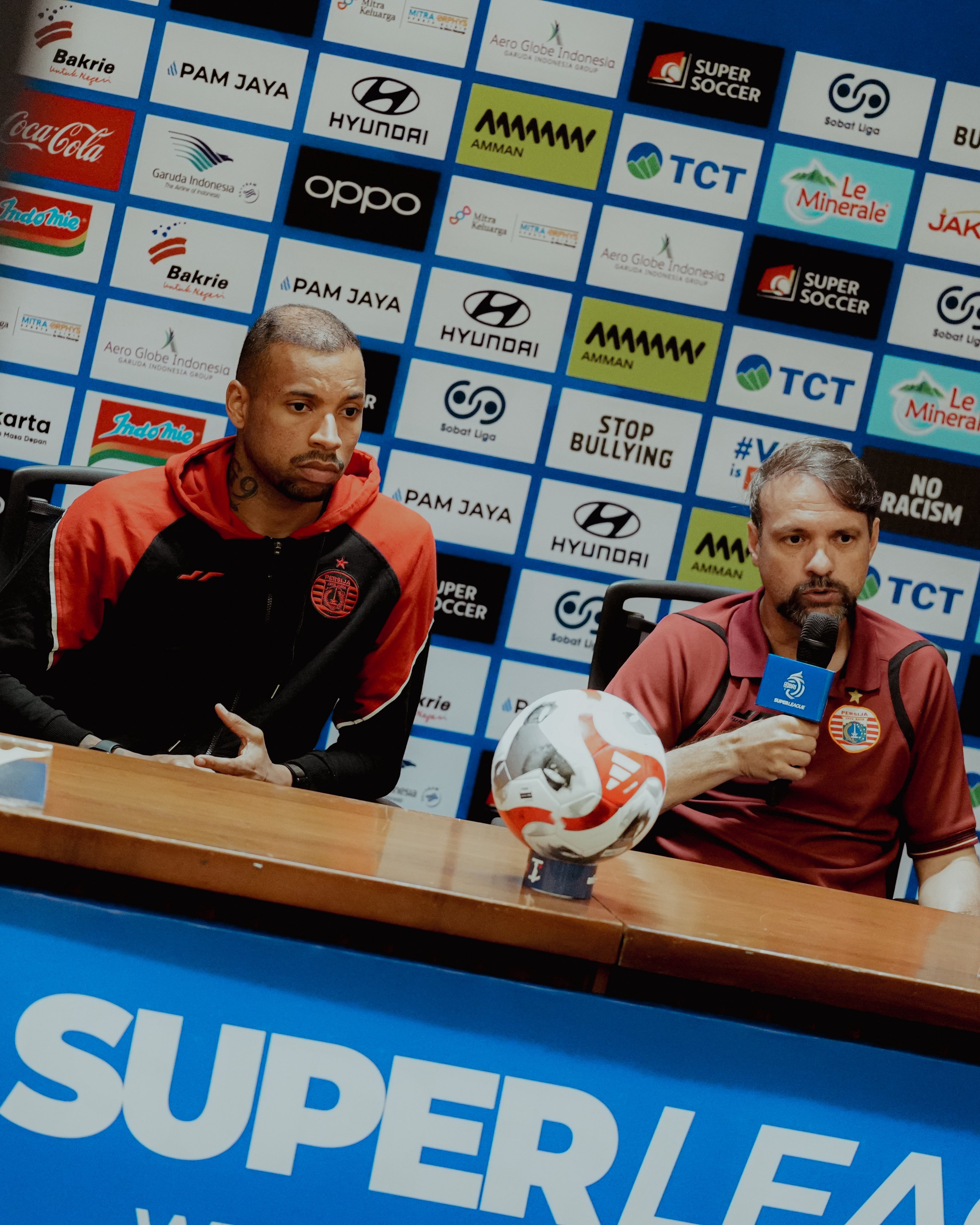 Sesi konferensi pers prematch Persija vs Arema FC.
