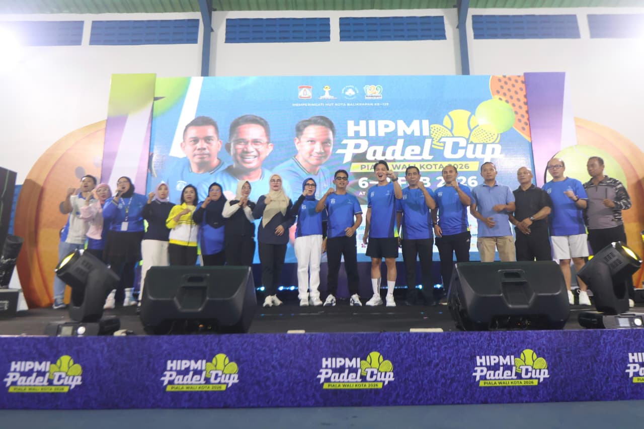 SUKSES: Hipmi Padel Cup 2026 tuntas digelar di Hola! Padel Arena Balikpapan, 6-8 Februari.&nbsp;