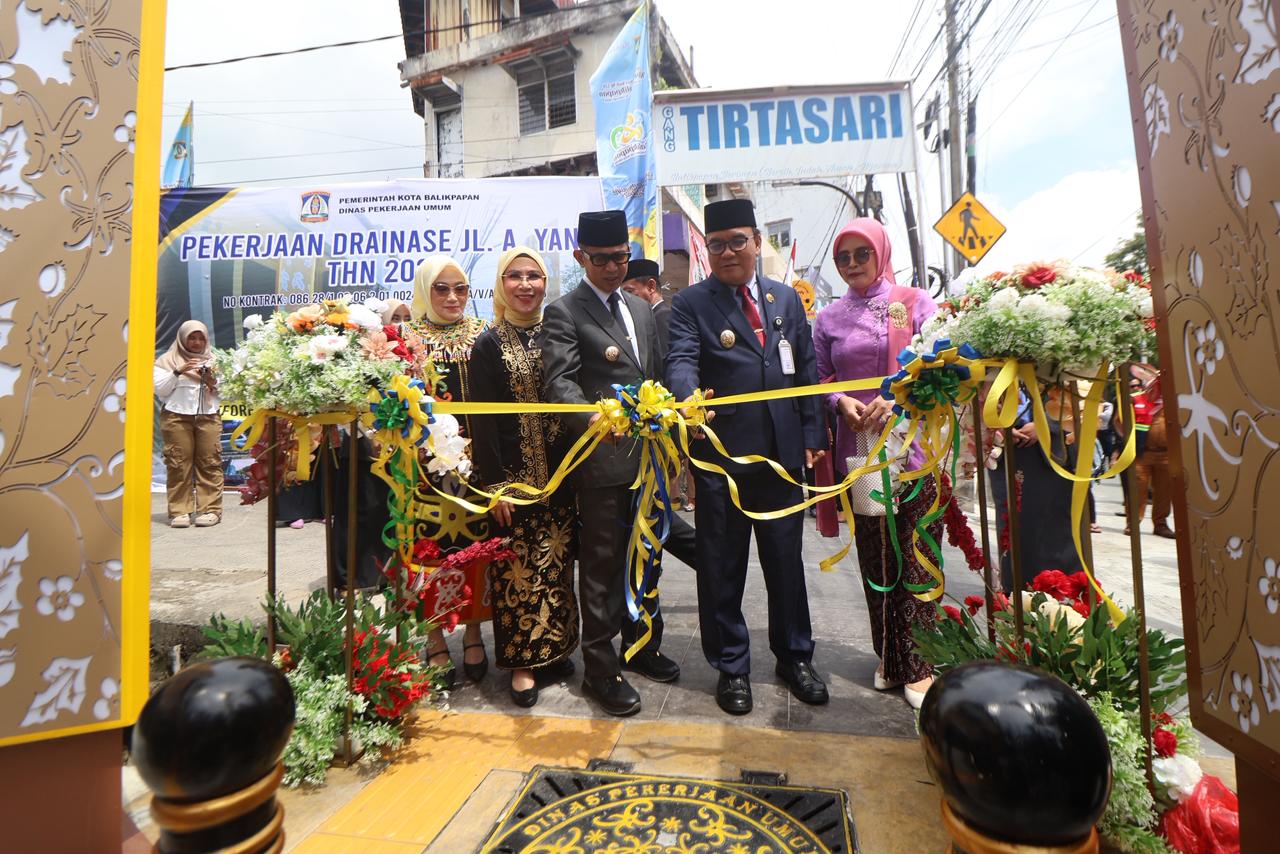ESTETIK: Peresmian fasilitas publik pada HUT ke-129 Balikpapan.