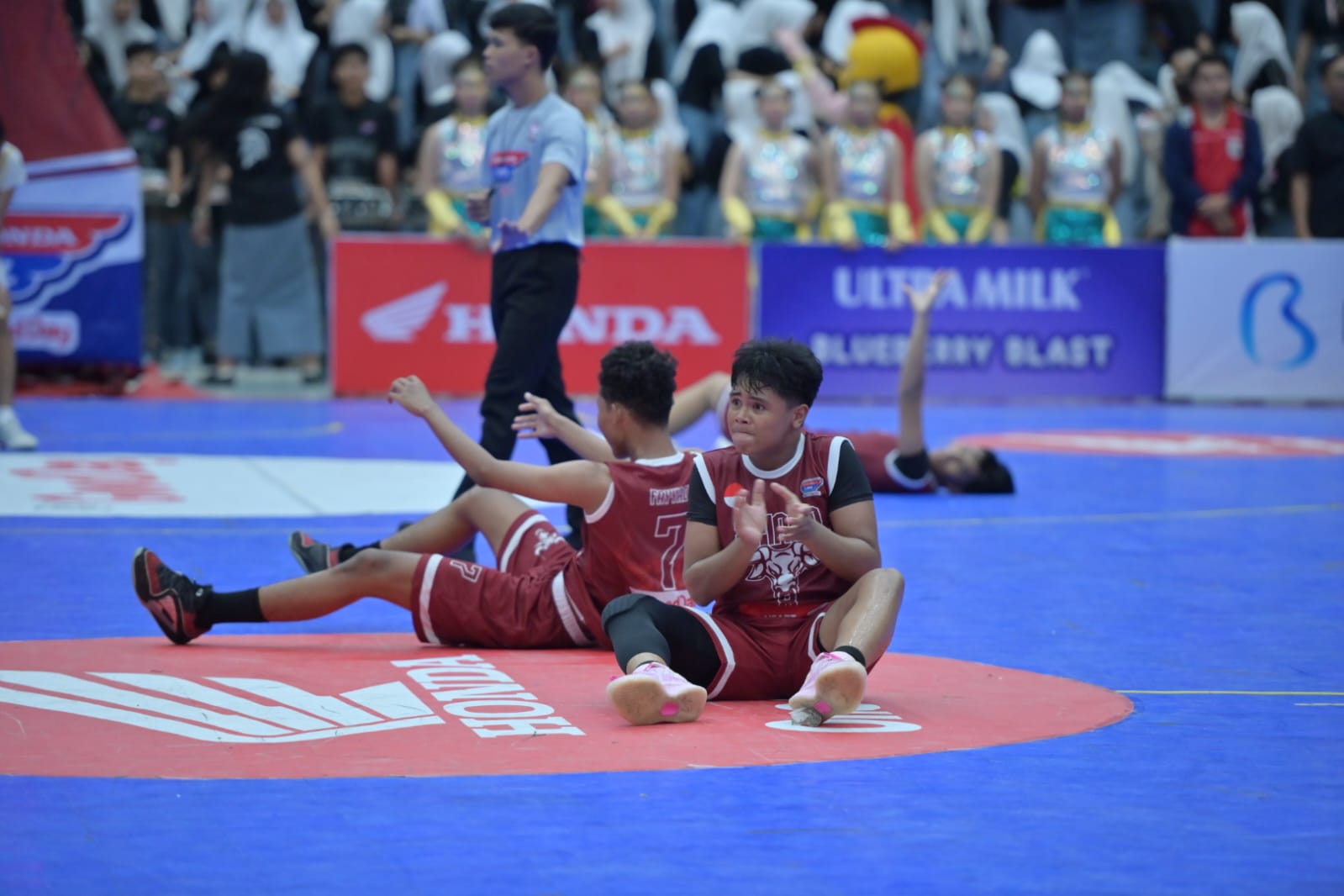 Pemain Smaga Samarinda sukses menyingkirkan Smansa Samarinda lewat pertarungan sengit.