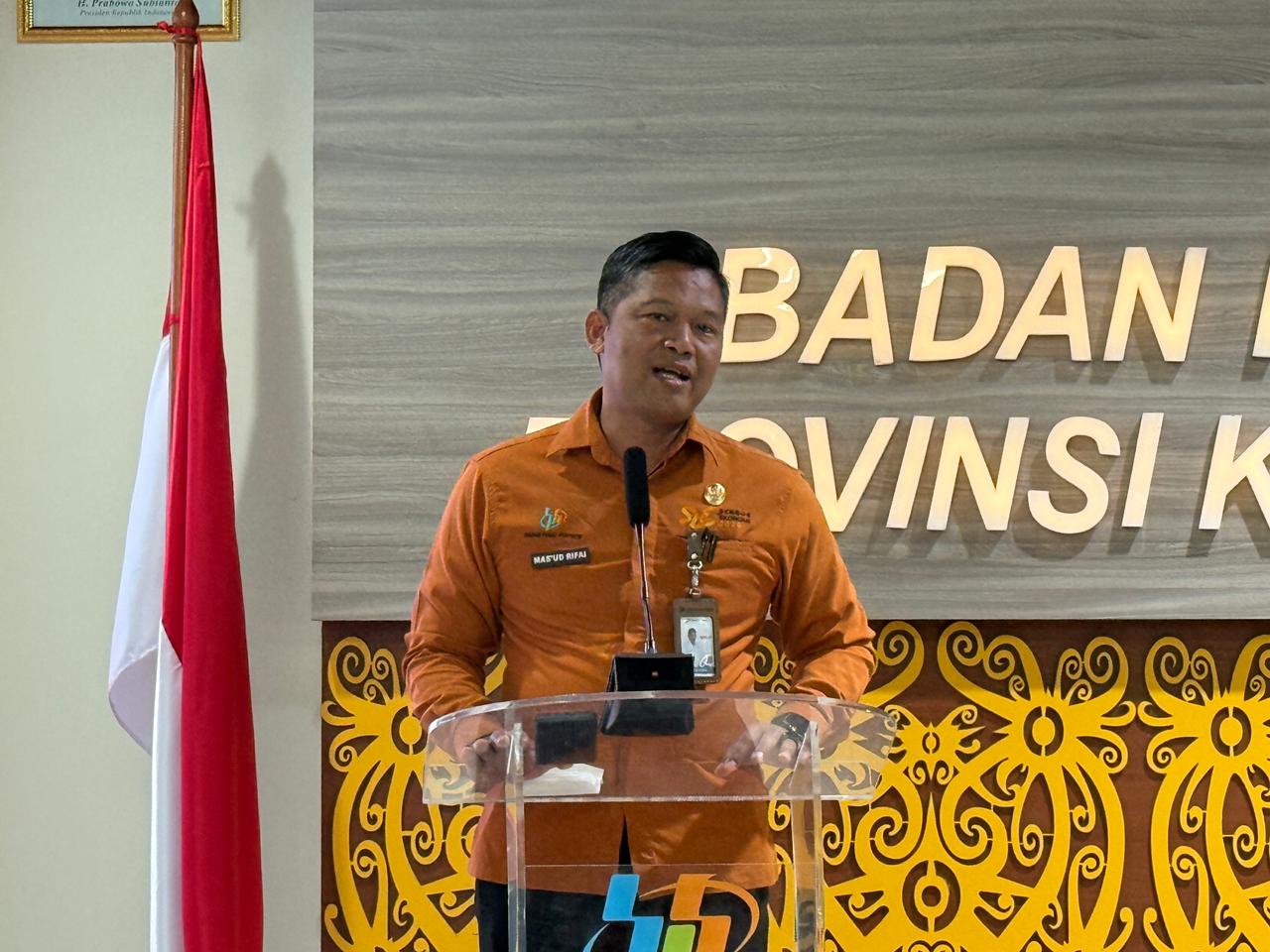 Kepala BPS Kaltim, Mas&rsquo;ud Rifai.  &nbsp;