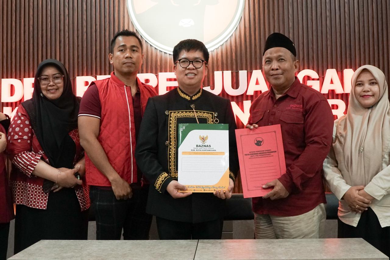 IKUTI PERDA: PDI Perjuangan Kutai Kartanegara resmi menjalin kerja sama dengan Badan Amil Zakat Nasional (BAZNAS) terkait penyaluran zakat, Senin (9/2/2026).