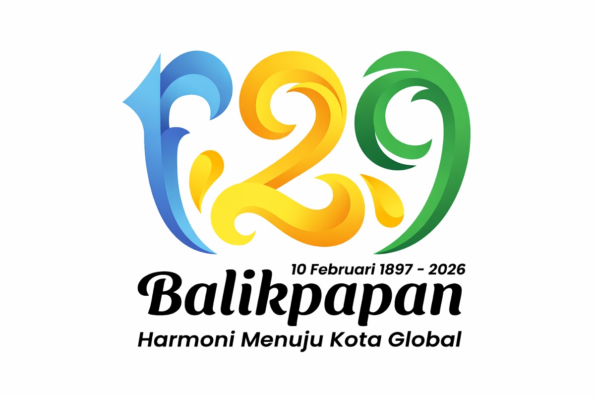 Logo HUT ke-129 Balikpapan.