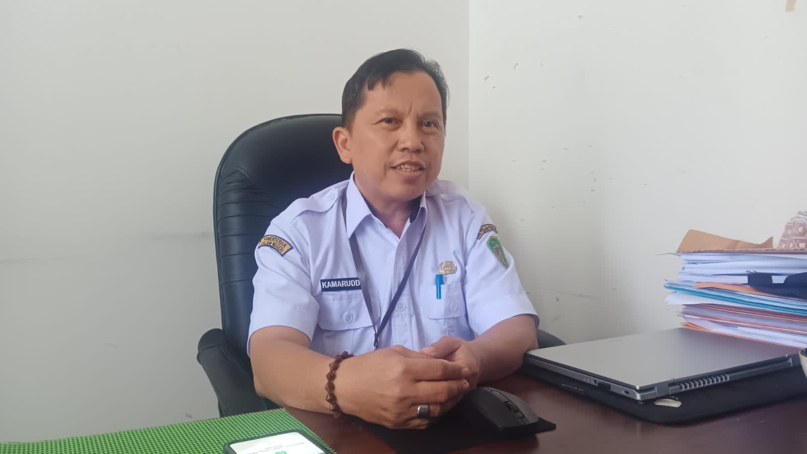 Kabid Pengelolaan Sampah dan Limbah B3 DLH PPU, Kamaruddin.