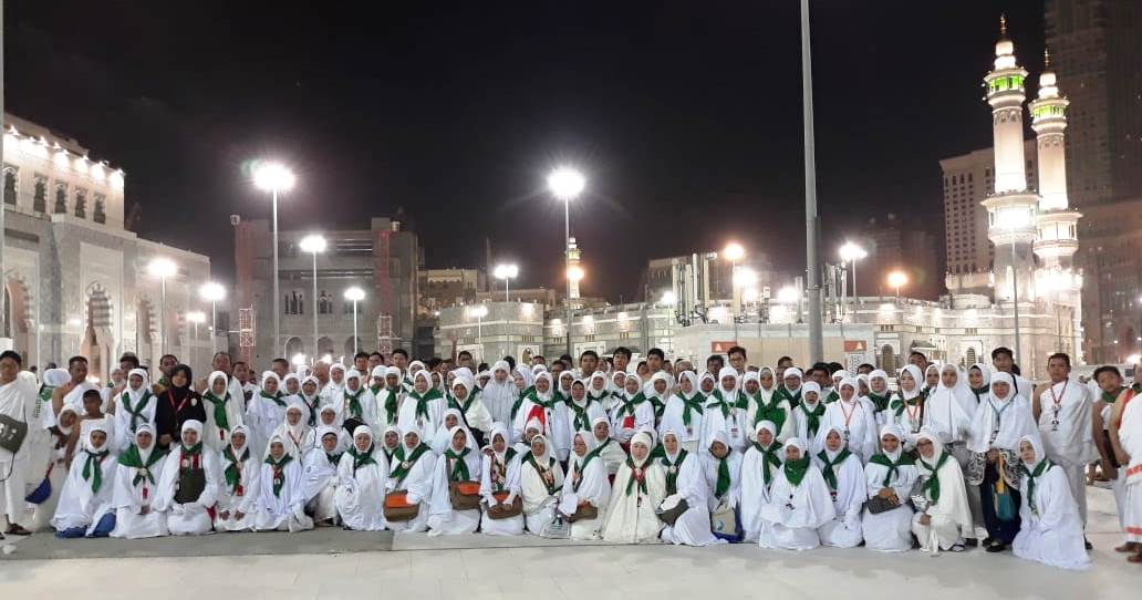 Jamaah umrah dari Indonesia di Tanah Suci.