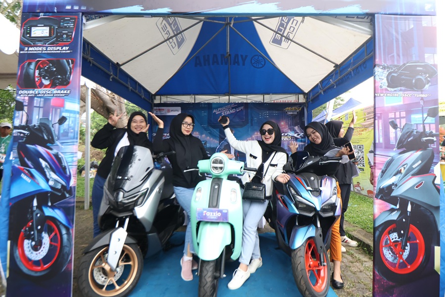 PILIHAN: Yamaha memberikan potongan harga hingga 15 persen serta memberikan konsumen keuntungan berupa potongan angsuran maupun program tenor ringan.