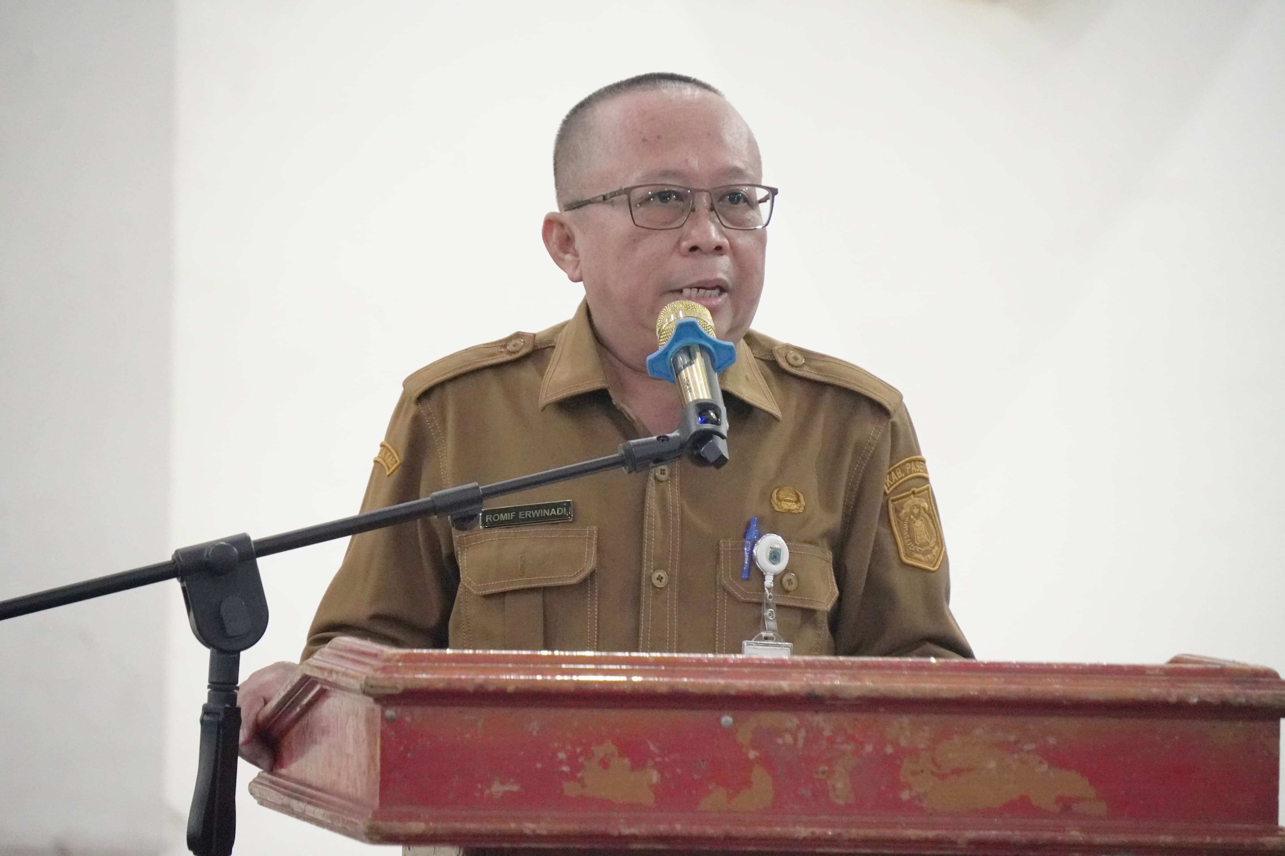 Asisten Pemerintahan dan Kesra Setda Paser, Romif Erwinadi.