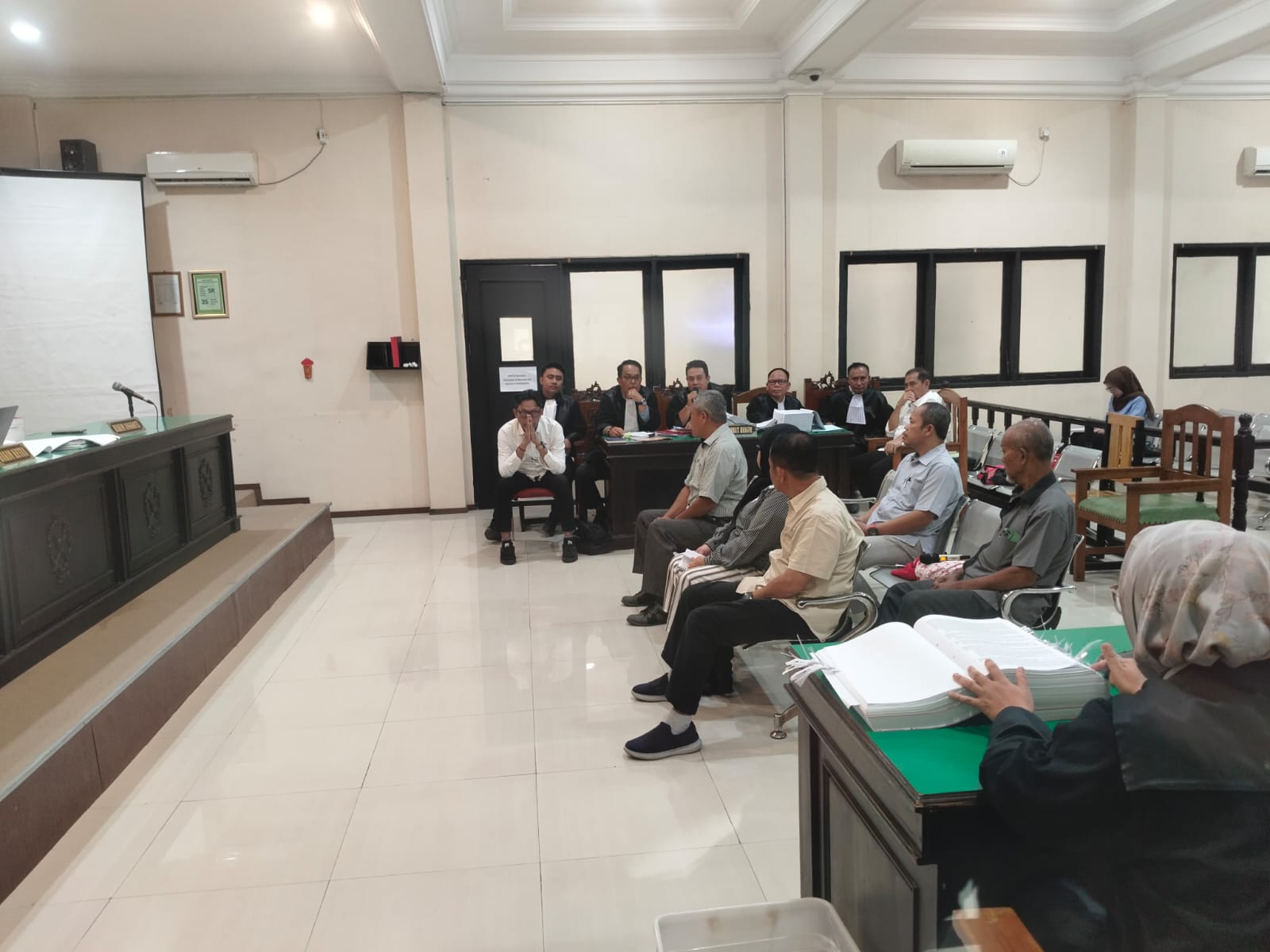 Sidang lanjutan kasus DBON Kaltim di Pengadilan Tipikor Samarinda, Selasa (3/3).