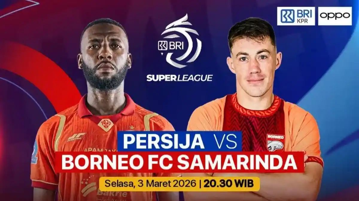 Duel panas Persija Jakarta vs Borneo FC malam ini.