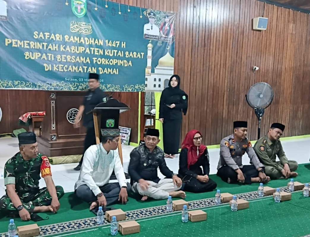 Nanang Adriani Safari Ramadan di Damai, Kubar, Selasa (3/3).