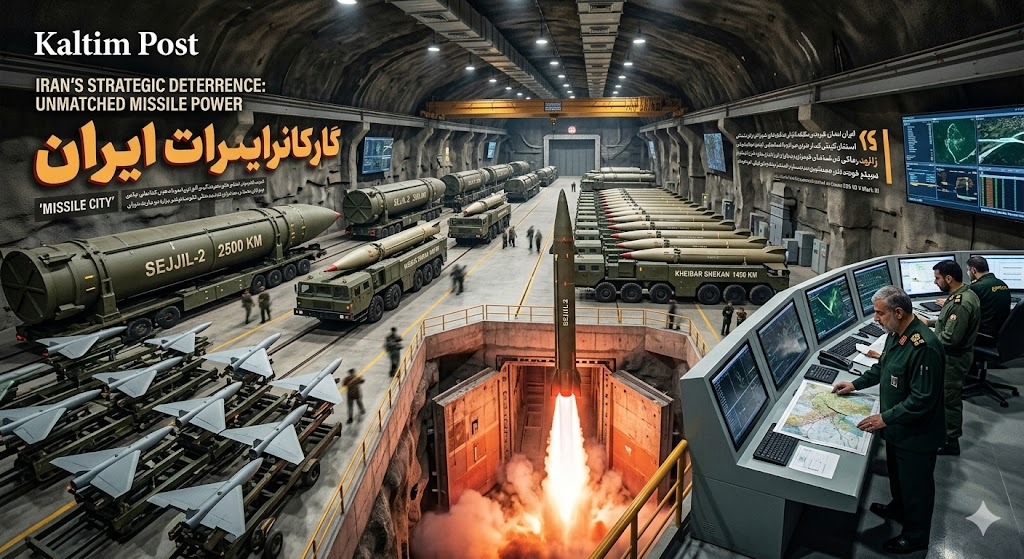 Ilustrasi persenjataan Iran.