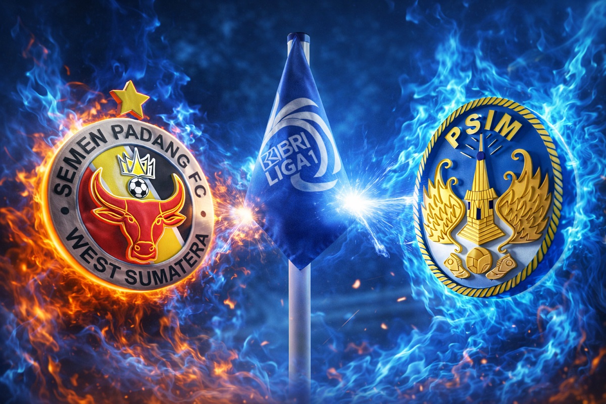 Pertandingan Semen Padang vs PSIM Yogyakarta pekan ke-24 BRI Super League 2025/2026 di Stadion GOR Haji Agus Salim, Rabu (4/3/2026).