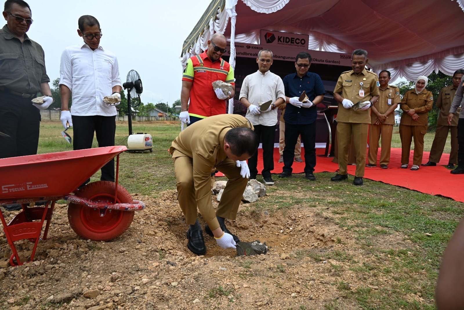 Groundbreaking Ruang Terbuka Okuta Garden Songka, Rabu (3/3/2026)