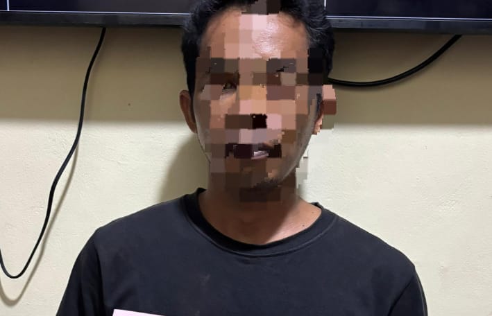 DITAHAN: Terduga pelaku pembunuhan di Bongan, Kutai Barat, saat ini menjalani hukuman di Polres Kubar. 