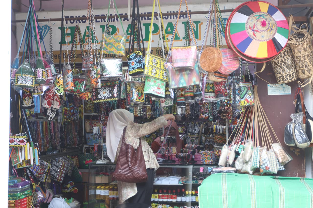 Pasar Inpres Kebun Sayur Balikpapan. (FOTO ANGGI PRADITHA/KP)