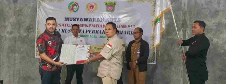 Khomaruzzaman terpilih sebagai ketua umum Perbakin Samarinda untuk masa bakti 2026-2030. 