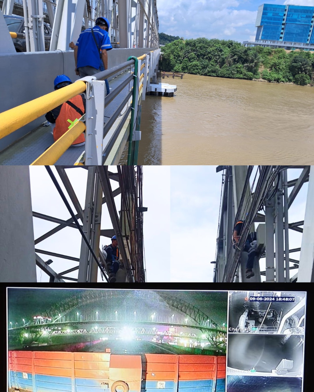 PT Pelindo Jasa Maritim (SPJM) memasang Port Entry Light (PEL) untuk memandu jalur aman kapal saat malam hari, serta sensor monitoring arus dan ketinggian air yang diperbarui setiap satu menit. (IST)