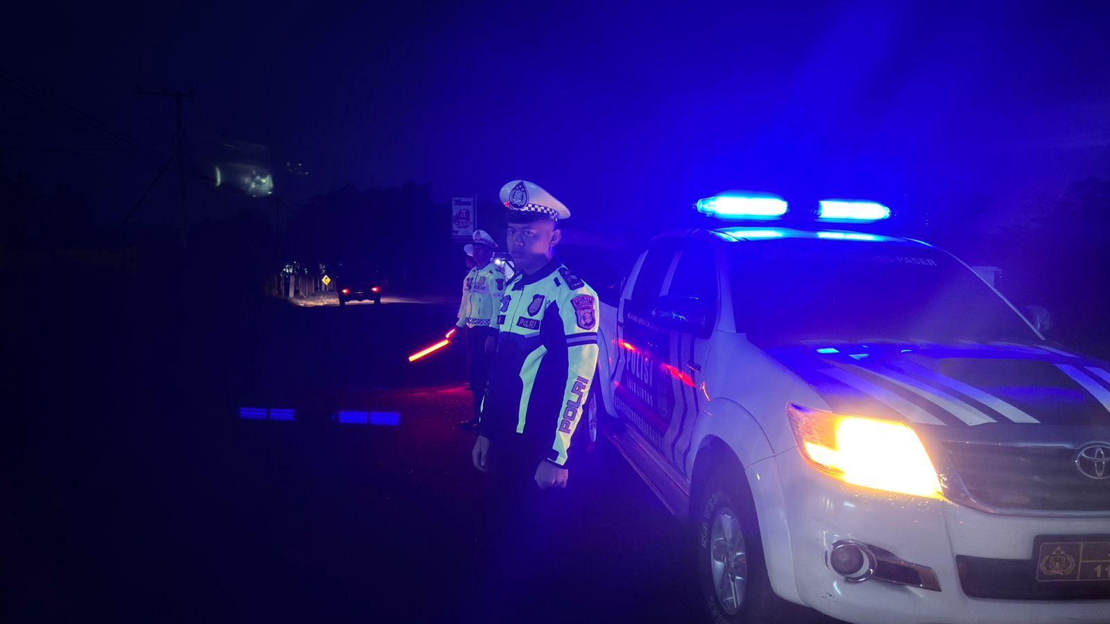 Balap liar di kawasan perkotaan Tanah Grogot sudah sangat berkurang karena ketatnya jadwal jaga Satlantas Polres Paser.  &nbsp;