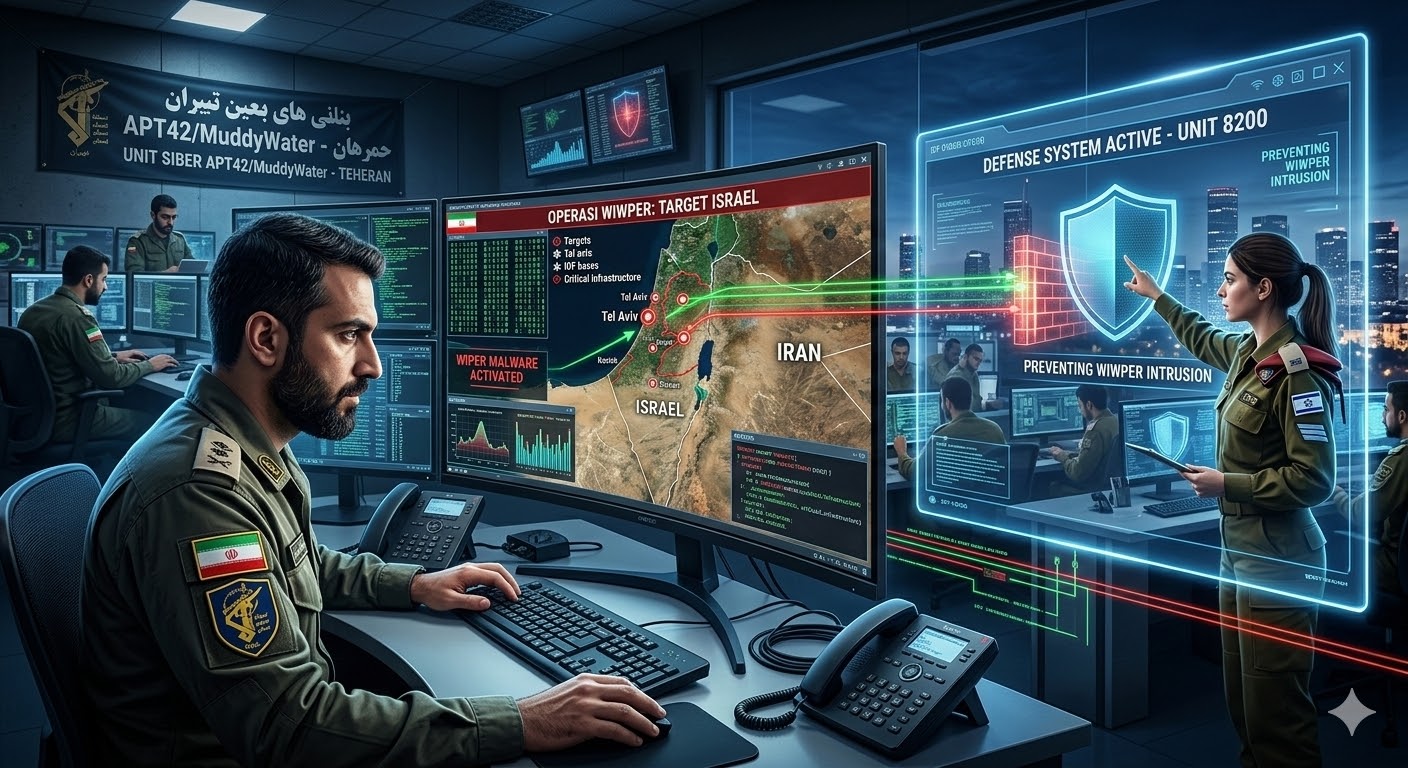 Ilustrasi Iran menyiapkan perang siber untuk melumpuhkan Israel dan AS.