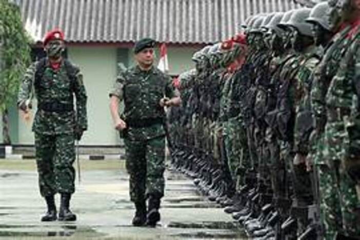 Ilustrasi prajurit Kostrad.