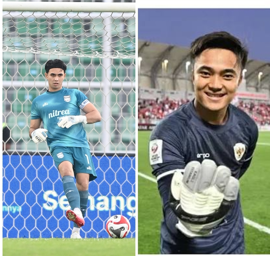 Duel panas dua kiper Timnas, Nadeo vs Ernando Ari di Stadion Segiri (7/3). Ajang unjuk gigi jelang pemanggilan skuad Garuda.