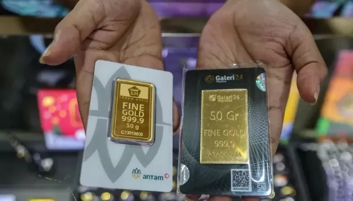 Harga emas terkini.