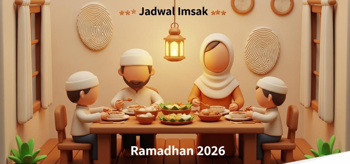 Ilustrasi. Jadwal imsak Tenggarong hari ini Sabtu 7 Maret.