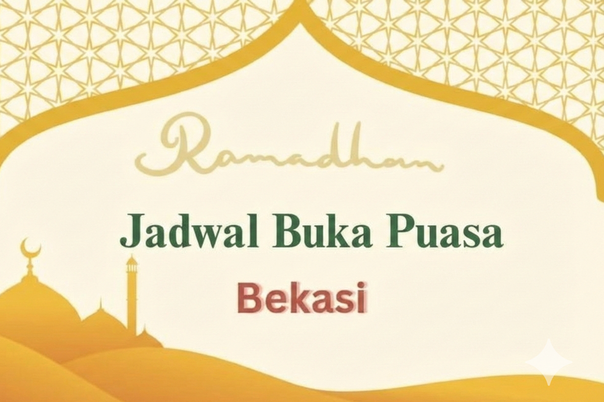 Ilustrasi. Jadwal buka puasa Kota Bekasi hari ini sabtu 7 Maret. 